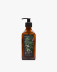 La Eva x Petersham Nurseries Roseum face and body wash in a 200ml amber glass pump bottle