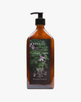 La Eva x Petersham Nurseries Roseum face and body lotion in a 500ml amber glass pump bottle