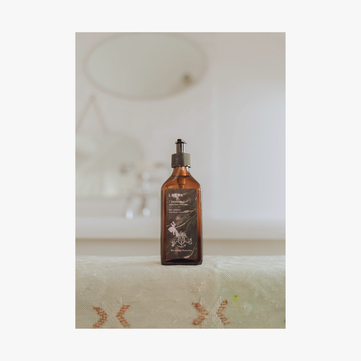 Lifestyle: Luxury lifestyle amenities La-Eva x Petersham Nurseries collaboration x Jasmina universal oil limited edition collection
