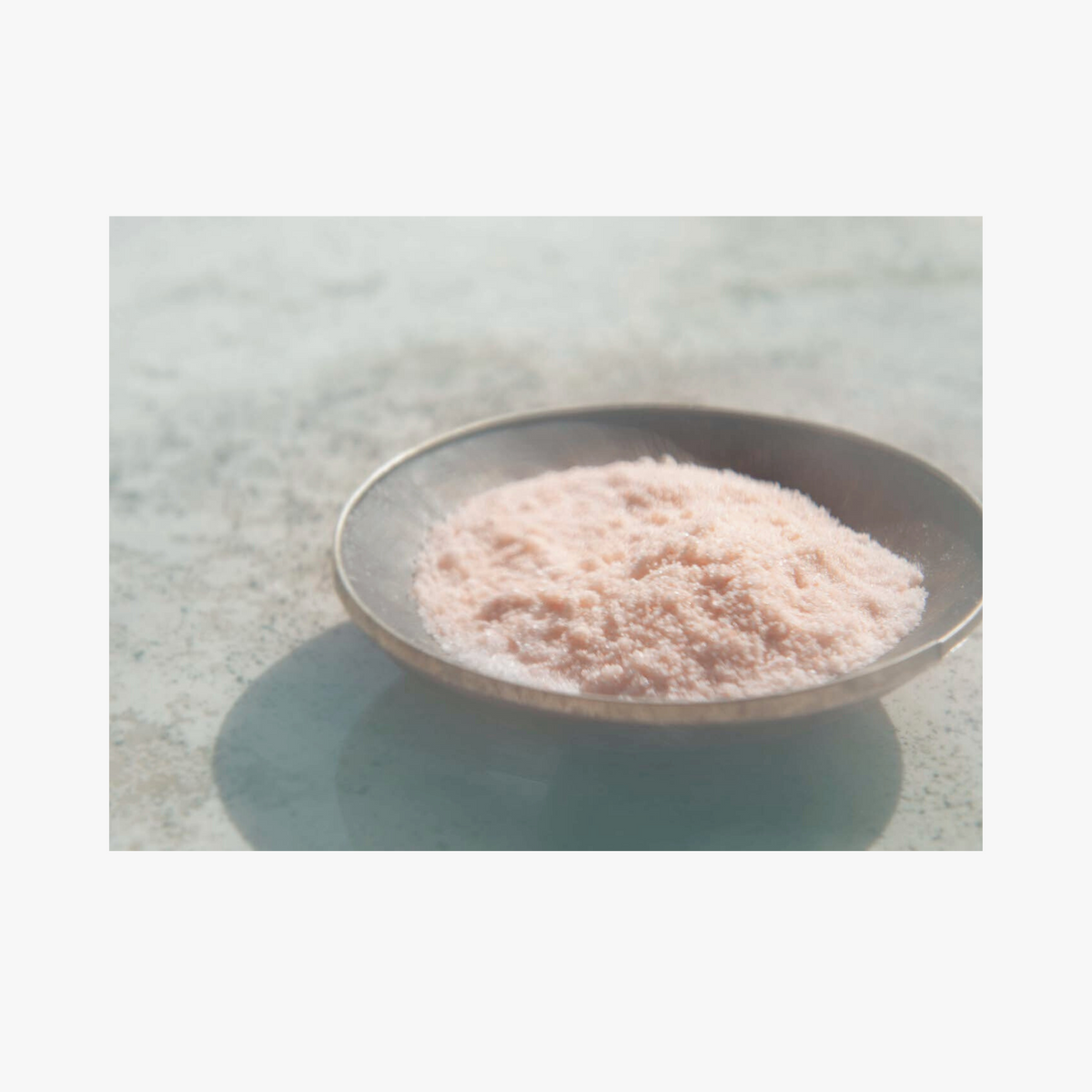 Lifestyle: La-Eva luxury bath salts and scrub in bowl 