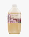 La-Eva Roseum shampoo 5l refill, featuring art by Meinke Flessemen