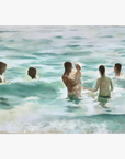 La Eva x Meinke Flesseman "Summer Swimmers" original artwork for limited edition collaboration collection